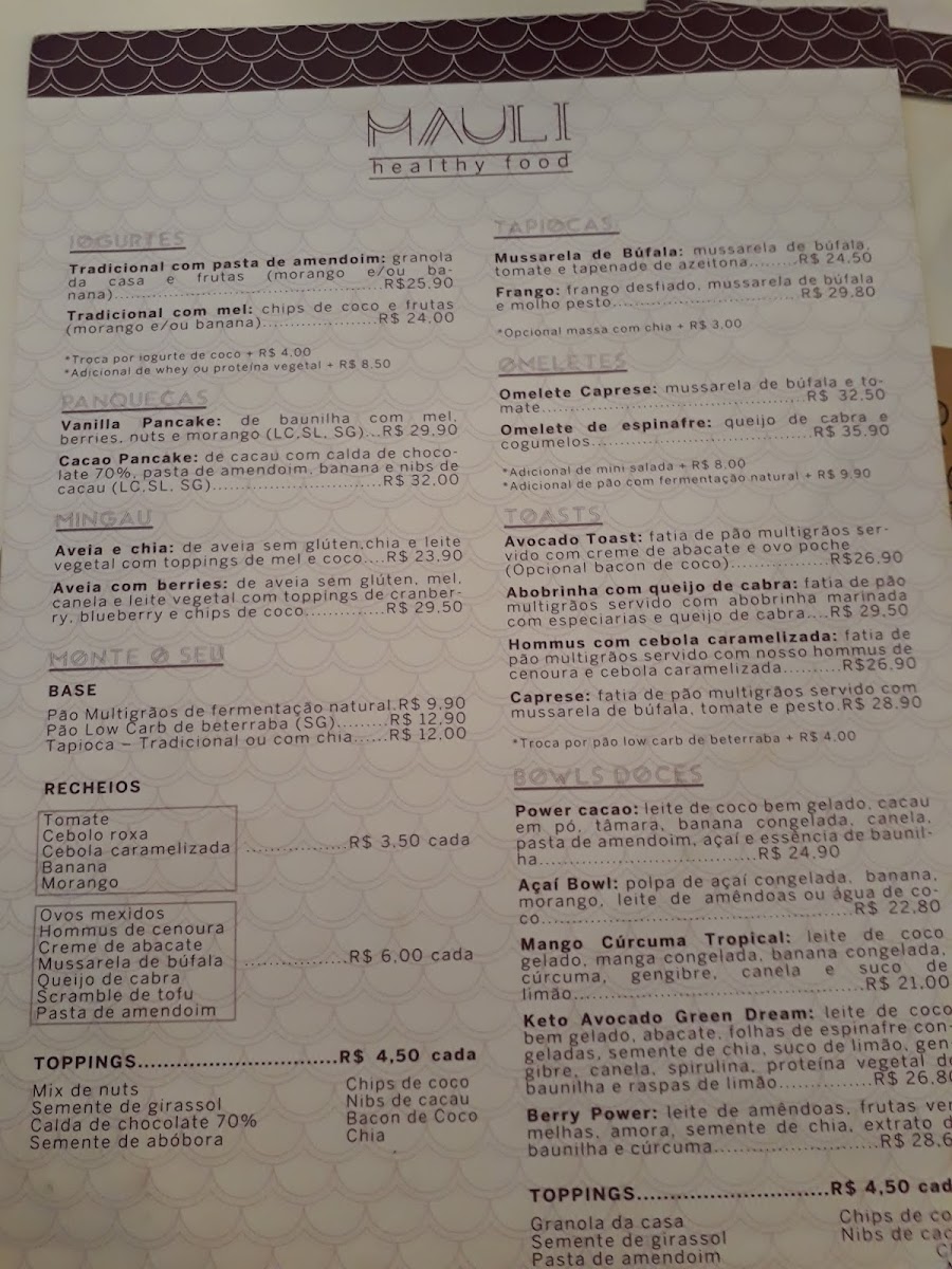 Mauli Bowls Menu - Image 5